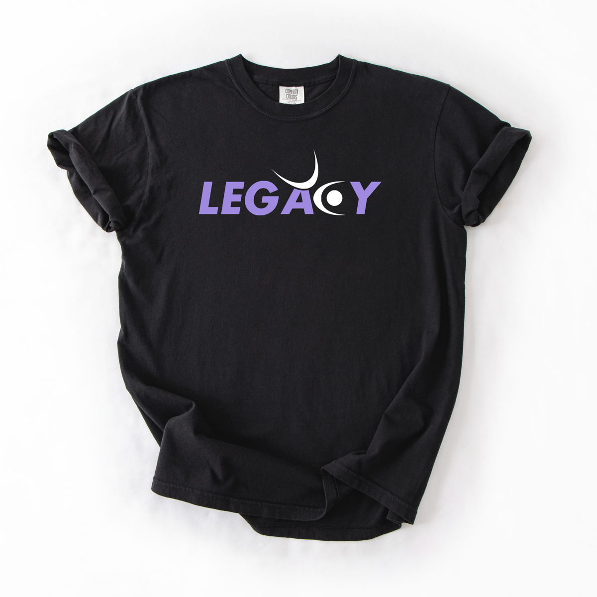 Logo Comfort Colors Tee (Black + Lavender)