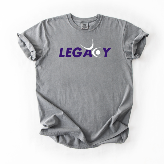 Logo Comfort Colors Tee (Grey + Purple)