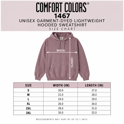 Script Logo Comfort Colors Hoodie