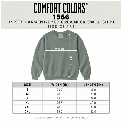 Gym Moms Club Comfort Colors Crewneck (Pepper)