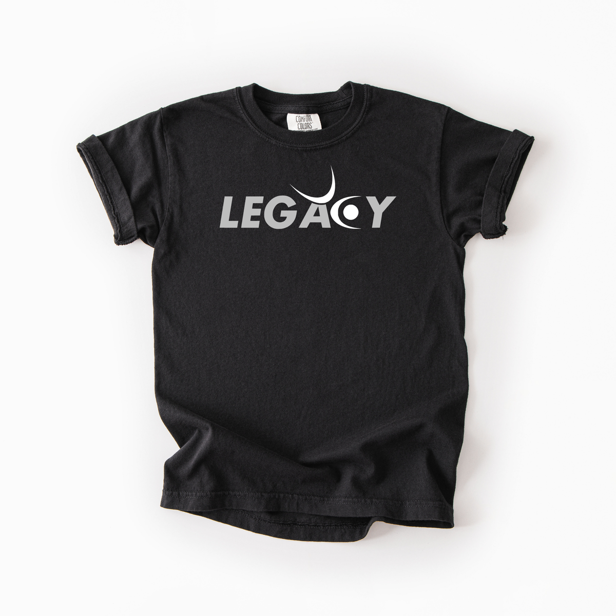 Logo Kids Comfort Colors Tee (Black + Grey)
