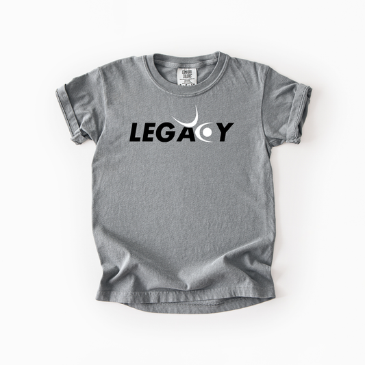 Logo Kids Comfort Colors Tee (Grey + Black)