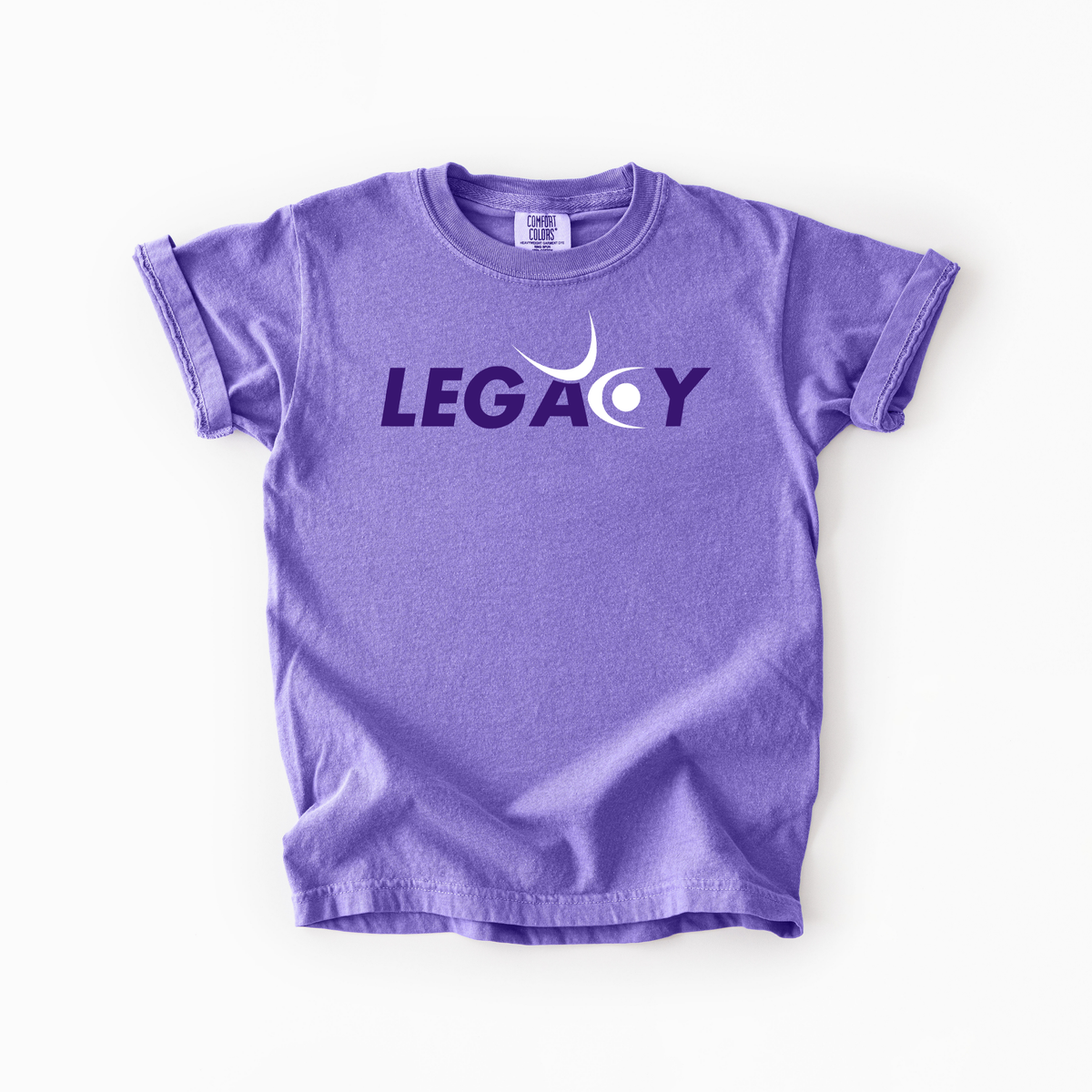 Logo Kids Comfort Colors Tee (Violet + Purple)