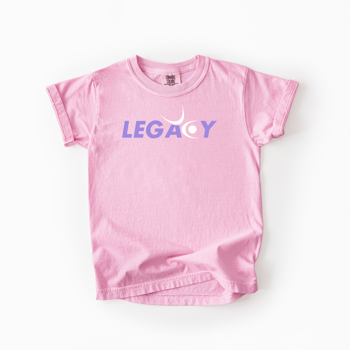 Logo Kids Comfort Colors Tee (Pink + Lavender)