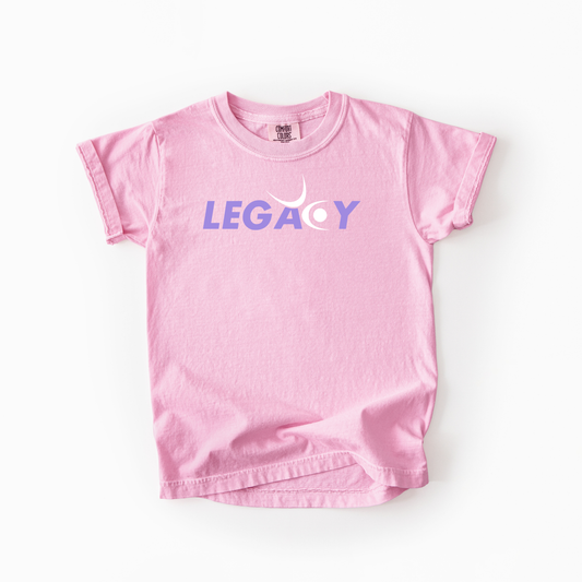 Logo Kids Comfort Colors Tee (Pink + Lavender)