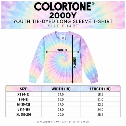 Logo Tie Dye Long Sleeve