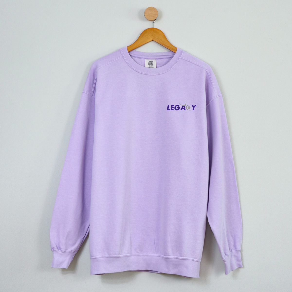 See You At The Gym Comfort Colors Crewneck (Orchid)