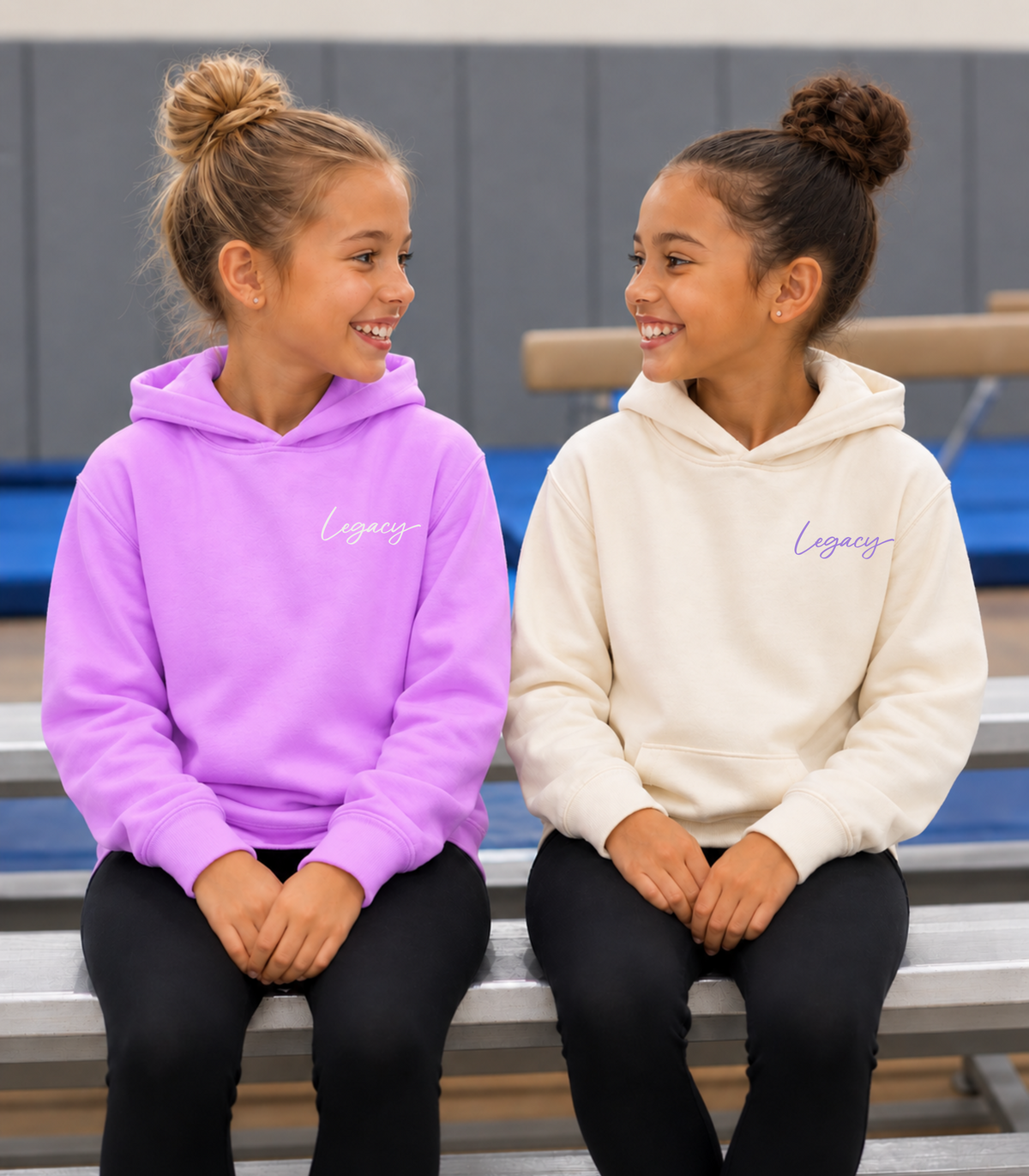Script Logo Comfort Colors Kids Hoodie