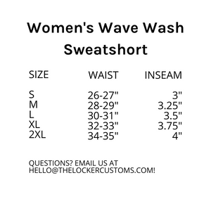 Our Version Women's Wave Wash Short - Mist Blue