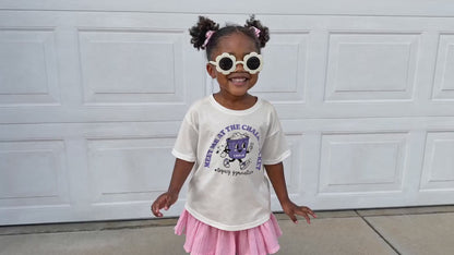 Meet Me at the Chalk Bucket Kids Comfort Colors Tee (White)